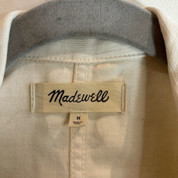 MADEWELL Sz M Drakefield 100% Cotton Unlined Multiple Pockets Shirt Jacket - Picture 3 of 11